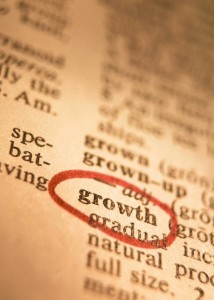 "the word growth circled in a dictionary"
